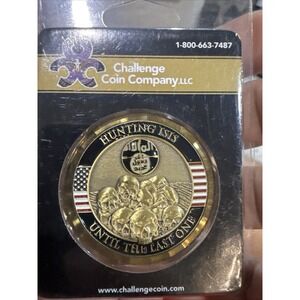Hunting Isis Until The Last One Erbil Kurdistan Challenge Coin.  Military
